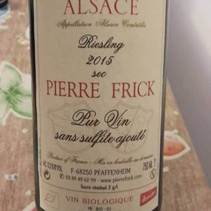 Domaine Pierre Frick - Jean-Pierre, Chantal et Thomas Frick - Riesling