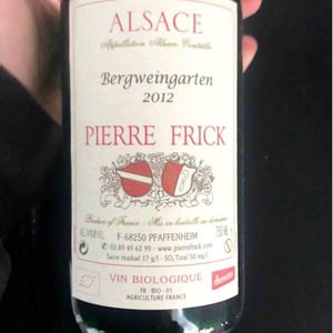 Riesling Bihl - Domaine Pierre Frick - Jean-Pierre, Chantal et Thomas Frick 