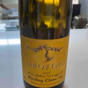 Riesling clone 239 - Similkameen Valley BC Canada - orofino