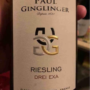 Riesling Drei Exa - Paul Ginglinger - Michel & Loreto Ginglinger -2019