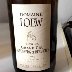 Rieslng Grand Cru Altenberg De Berbieten - Loew - caroline-etienne-loew