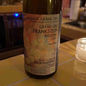 Riesling Grand Cru Frankstein 2020 - Florian & Mathilde Beck-Hartweg - Florian & Mathilde Beck-Hartweg