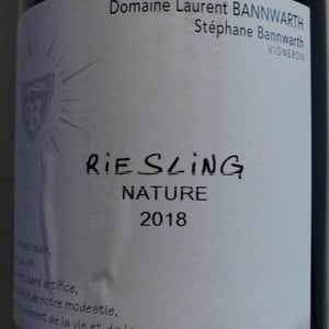 Riesling - Laurent Bannwarth - Stéphane Bannwarth -2018