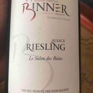 Domaine Christian Binner - Christian Binner et son équipe - Riesling Les Salon des Bains