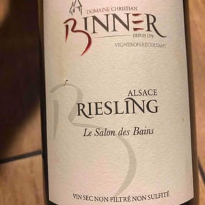 Riesling Les Salon des Bains - Domaine Christian Binner - christian-binner-et-son-equipe