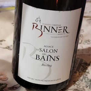 Riesling Les Salon des Bains - Domaine Christian Binner - Christian Binner et son équipe 