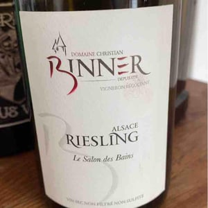 Riesling Les Salon des Bains - Domaine Christian Binner - Christian Binner et son équipe 
