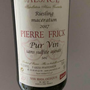 Riesling Macération - Domaine Pierre Frick - jean-pierre-chantal-et-thomas-frick