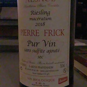 Riesling Macération 2017 2018