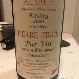 Riesling Macération "Carrière"