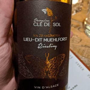 Riesling Macération Lieu-Dit Muehlforst - Domaine Clé de Sol - Jean & Simon Baltenweck & Yannick Mignot 