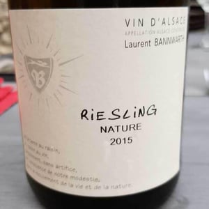 Riesling Nature - Laurent Bannwarth - stephane-bannwarth