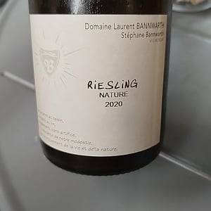 Riesling Nature - Laurent Bannwarth - Stéphane Bannwarth 
