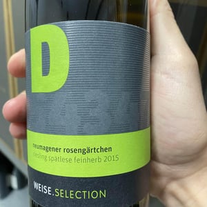 Riesling Neumagener Rosengärtchen Spätlese feinherb - Weise Wein - stefan-weise -2015