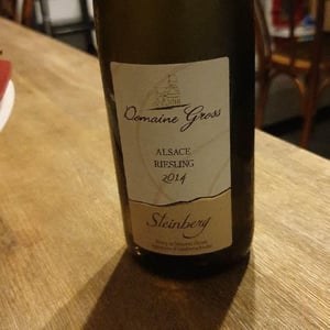 Riesling Steinberg - Domaine Gross - Rémy & Vincent Gross 