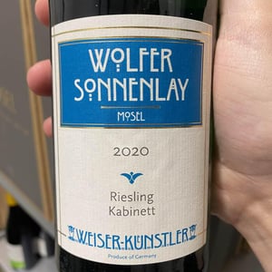 Riesling Wolfer Sonnenlay Kabinett - Weingut Weiser-Künstler - konstantin-weiser-und-alexandra-kunstler -2020