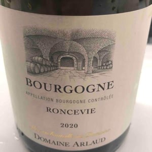 Roncevie - Domaine Arlaud - Cyprien Arlaud 