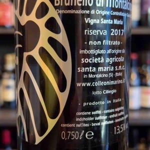 Riserva Santa Maria - Podere Sante Marie - Luisa & Marino Colleoni -2017