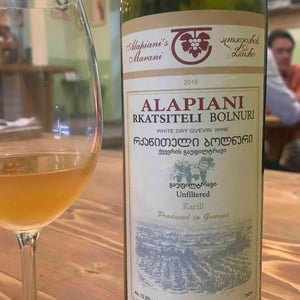 Rkatsiteli Bolnuri - Alapiani’s Marani - merab-mirtskhulava-and-soso-sulava -2018
