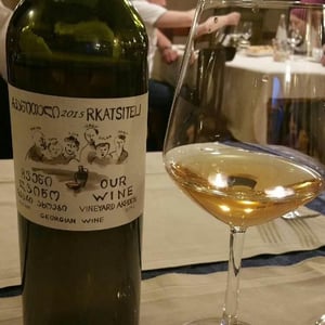 Our Wine - Chveni Gvino - Soliko Tsaishvili & Irakli Pruidze - Rkatsiteli Grand Cru Akhoebi