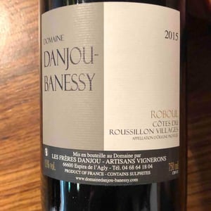 Roboul 2015 - Domaine Danjou-Banessy - Benoît & Sébastien Danjou