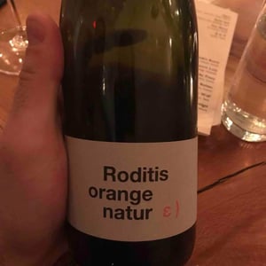 Roditis Orange Natur - Tetramythos Winery - Τετράμυθος - panos-papayiannopoulos-aristos-spanos-eustatius-spanos