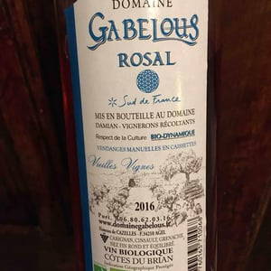Rosal - Domaine Gabelous - Yoann & Gisèle Damian 