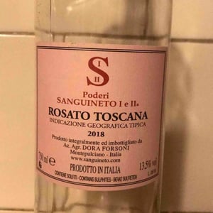 Rosato Toscana - Poderi Sanguineto - Dora Forsoni 