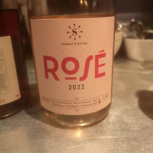 Rosé 2022 - Sarrat d'en sol - Nicolas Brassou -2022