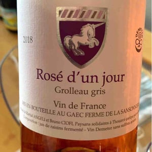 Rosé d'Un Jour 2018