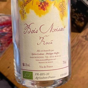 Rosé - Domaine Ferme Bois Moisset - Sylvie & Philippe Maffre 