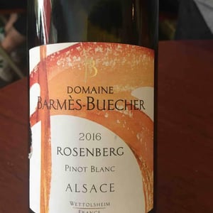 Rosenberg Pinot Blanc - Domaine Barmès-Buecher - genevieve-maxime-sophie-barmes