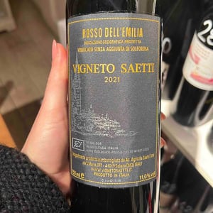 Rosso Dell’ Emilia - Vigneto Saetti - Luciano & Sara Saetti 