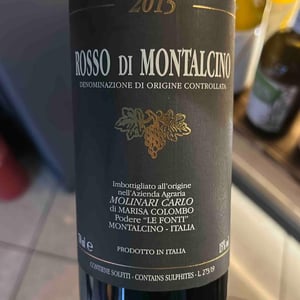 Rosso Di Montalcino - Podere Le Fonti - molinari-carlo -2015