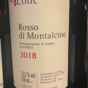 Rosso di Montalcino - Il Colle Di Carli - Caterina Carli -2017