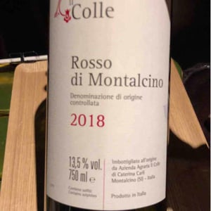 Rosso di Montalcino - Il Colle Di Carli - Caterina Carli -2017