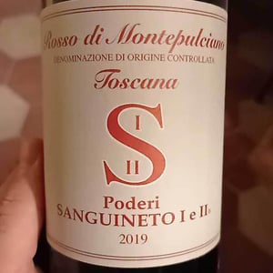 Rosso di Montepulciano - Poderi Sanguineto - dora-forsoni