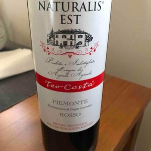 Naturalis Est Rosso - Azienda Agricola Teo Costa - teo-costa