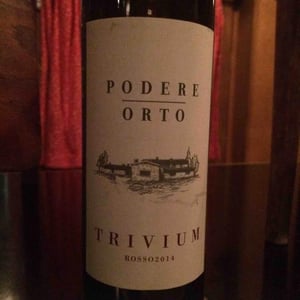 Rosso (label before 2014) - Podere Orto Trivium - simona-de-vecchis-giuliano-salesi