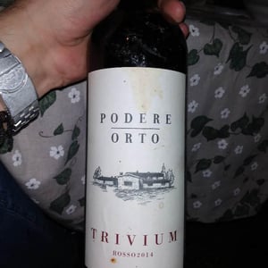 Rosso (label before 2014) - Podere Orto Trivium - Simona De Vecchis & Giuliano Salesi 