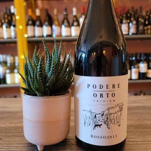 Rosso (label from 2015) - Podere Orto Trivium - simona-de-vecchis-giuliano-salesi