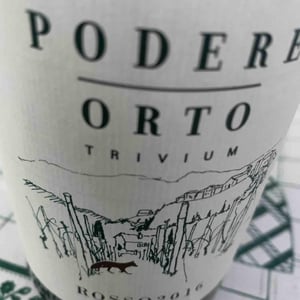 Rosso (label from 2015) - Podere Orto Trivium - Simona De Vecchis & Giuliano Salesi 
