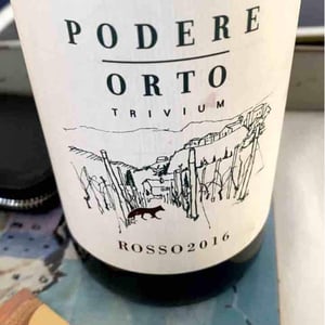 Rosso (label from 2015) - Podere Orto Trivium - simona-de-vecchis-giuliano-salesi