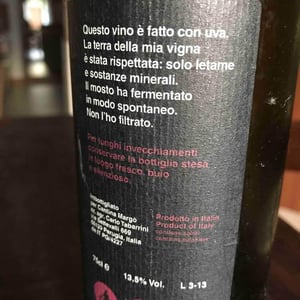 Rosso - Cantina Margò - Carlo Tabarrini 