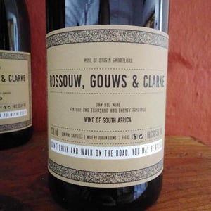 Rossouw, Gouws, & Clarke Dry Red - Intellego Wines - Jurgen Gouws 