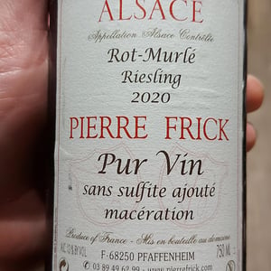 Rot Murlé Riesling Macération - Domaine Pierre Frick - jean-pierre-chantal-et-thomas-frick