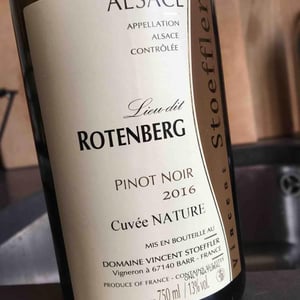 Rotenberg, Cuvée Nature - Domaine Vincent Stoeffler - Vincent & Adrien Stoeffler 