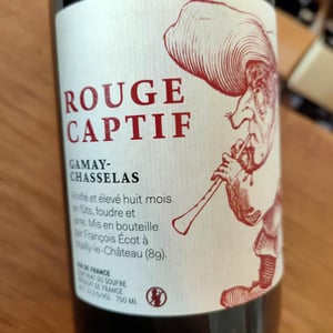 Rouge captif - Chai L'insolent - francois-ecot