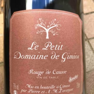 Le Petit Domaine de Gimios - Anne-Marie Lavaysse - Rouge de Causse