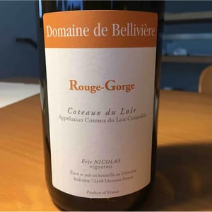Rouge-Gorge - Domaine de Bellivière - clement-et-laure-anne-nicolas